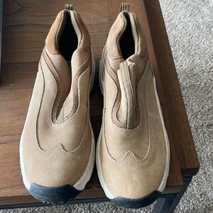 Dexter golf mocs Women's Tan Athletic Shoes golf slip ons 7.5